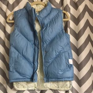 Light blue puffy vest